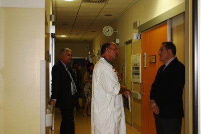Un momento della site visit ministeriale